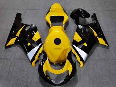 Schwarz & Gelb 01-03 GSXR 600-750 Motorrad Verkleidung