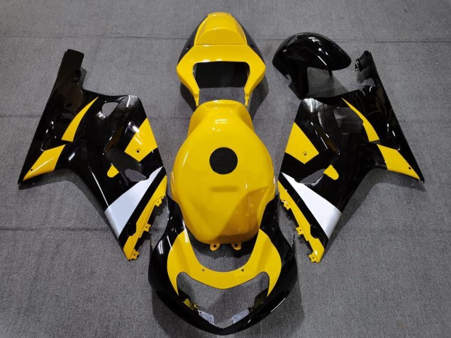 Schwarz & Gelb 01-03 GSXR 600-750 Motorrad Verkleidung
