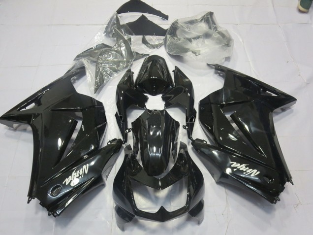 Schwarz Glanz (Custom) 08-12 Ninja 250 Motorrad Verkleidung