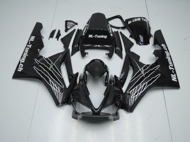 Schwarz Glanz Mit Weiß 09-12 Daytona 675 Motorrad Verkleidung Schwarz Glanz Mit Weiß 09-12 Daytona 675 Motorrad Verkleidung