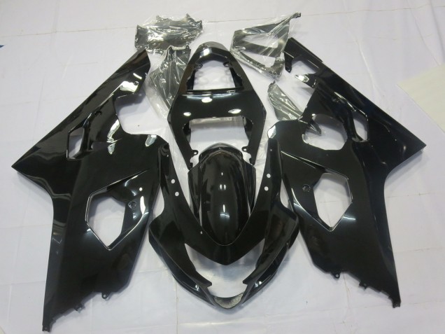 Schwarz Glänzend 04-05 GSXR 600-750 Motorrad Verkleidung