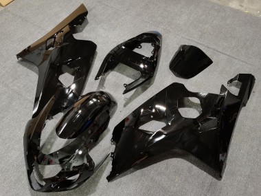 Schwarz Glänzend 04-05 GSXR 600-750 Motorrad Verkleidung