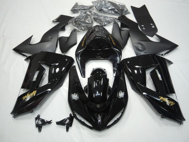 Schwarz Glänzend 06-07 ZX10R Motorrad Verkleidung