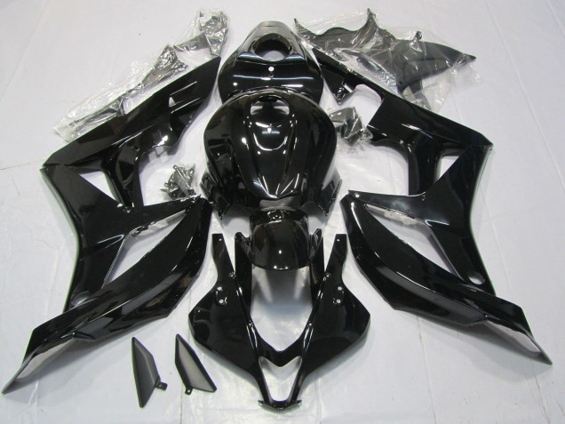 Schwarz Glänzend 07-08 CBR600RR Motorrad Verkleidung