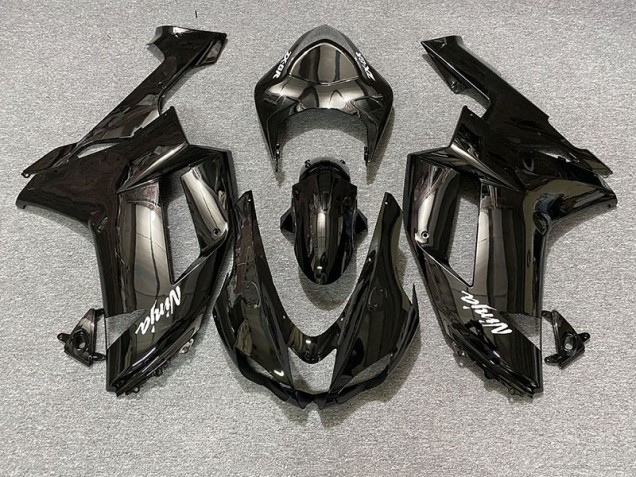 Schwarz Glänzend 07-08 ZX6R Motorrad Verkleidung Schwarz Glänzend 07-08 ZX6R Motorrad Verkleidung