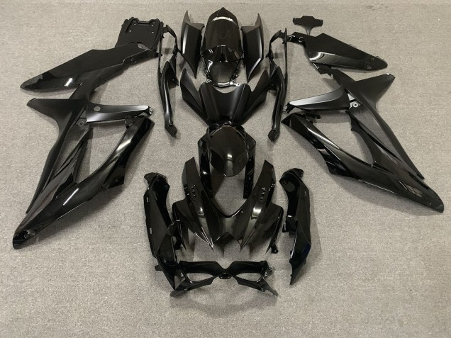 Schwarz Glänzend 08-10 GSXR 600-750 Motorrad Verkleidung