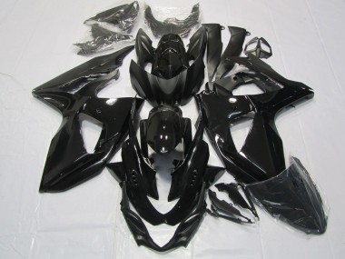 Schwarz Glänzend 09-16 GSXR 1000 Motorrad Verkleidung