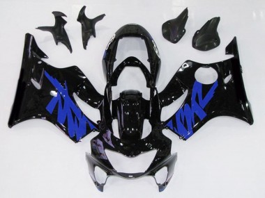 Schwarz Glänzend & Blau 99-00 CBR600 F4 Motorrad Verkleidung