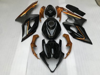 Schwarz Glänzend & Bronze 05-06 GSXR 1000 Motorrad Verkleidung