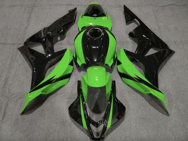 Schwarz Glänzend & Grün 07-08 CBR600RR Motorrad Verkleidung