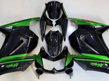 Schwarz Glänzend & Grün 08-12 Ninja 250 Motorrad Verkleidung