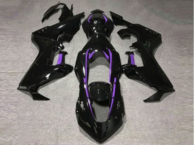 Schwarz Glänzend & Lila Mit Futter 17-23 CBR1000RR Motorrad Verkleidung