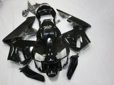 Schwarz Glänzend & Matt 03-04 CBR600RR Motorrad Verkleidung