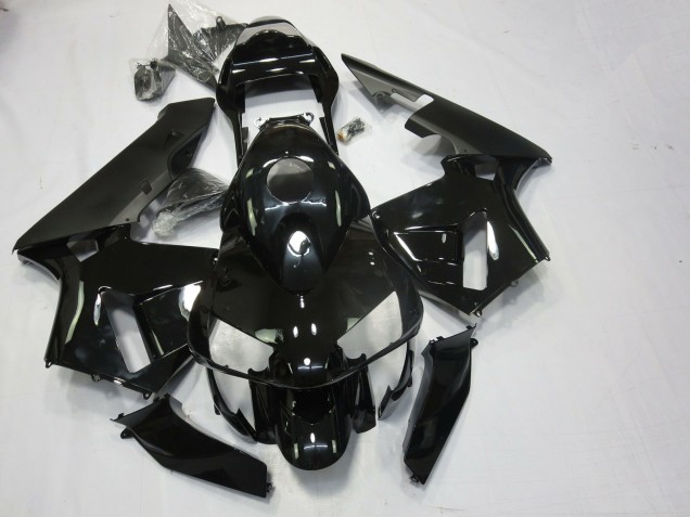 Schwarz Glänzend & Matt 03-04 CBR600RR Motorrad Verkleidung