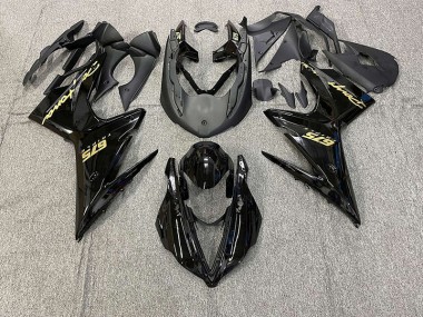 Schwarz Glänzend Mit Gold 13-16 Daytona 675 Motorrad Verkleidung
