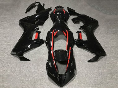 Schwarz Glänzend Mit Rotem Futter 17-23 CBR1000RR Motorrad Verkleidung