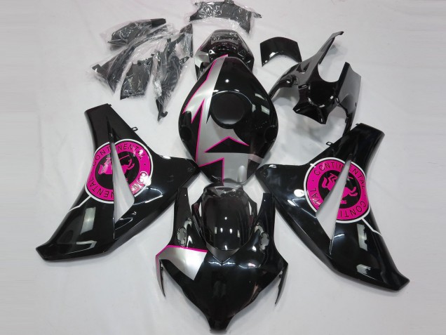 Schwarz Glänzend & Pink 08-11 CBR1000RR Motorrad Verkleidung