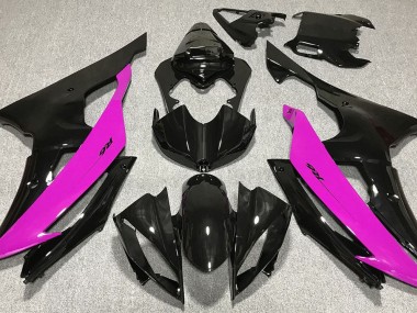 Schwarz Glänzend & Pink 08-16 R6 Motorrad Verkleidung
