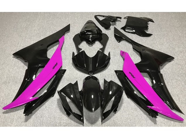 Schwarz Glänzend & Pink 08-16 R6 Motorrad Verkleidung
