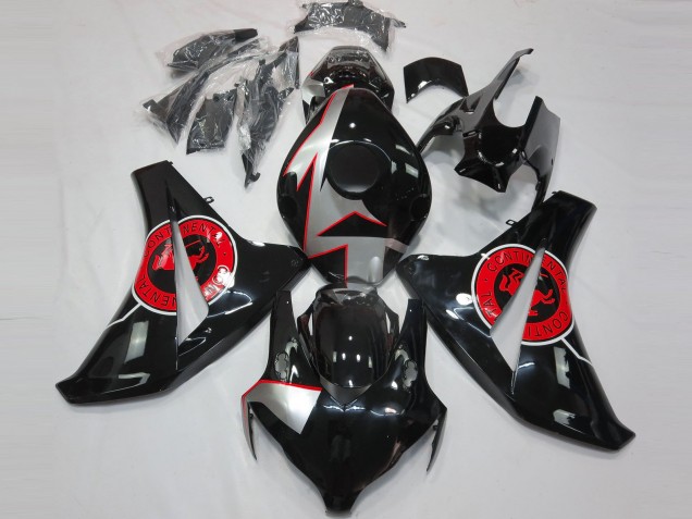 Schwarz Glänzend & Rot 08-11 CBR1000RR Motorrad Verkleidung