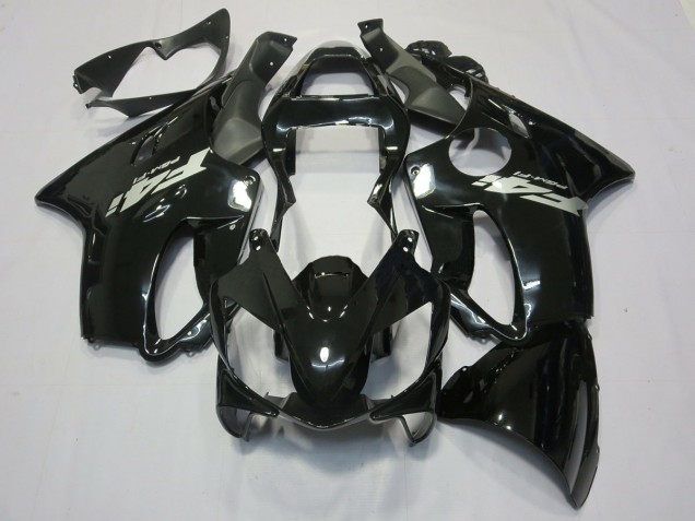 Schwarz Glänzend Silberner Aufkleber 01-03 CBR600 F4i Motorrad Verkleidung