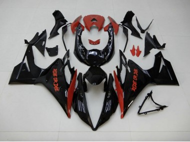Schwarz Glänzend Stil 13-16 Daytona 675 Motorrad Verkleidung