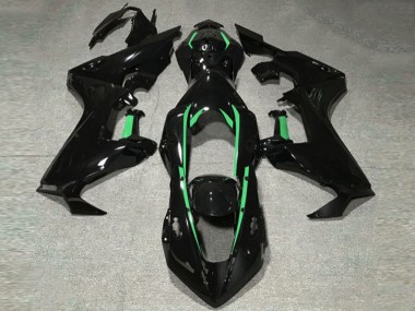 Schwarz Glänzend & Waldgrünes Futter 17-23 CBR1000RR Motorrad Verkleidung