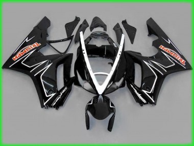 Schwarz Gold 06-08 Daytona 675 Motorrad Verkleidung