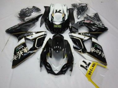 Schwarz Grau & Orange 09-16 GSXR 1000 Motorrad Verkleidung