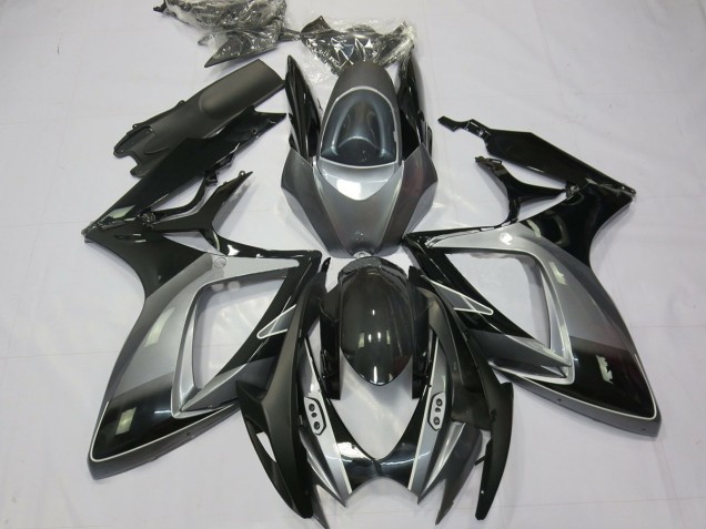 Schwarz Kit 06-07 GSXR 600-750 Motorrad Verkleidung