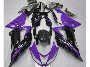 Schwarz & Lila 13-18 ZX6R Motorrad Verkleidung