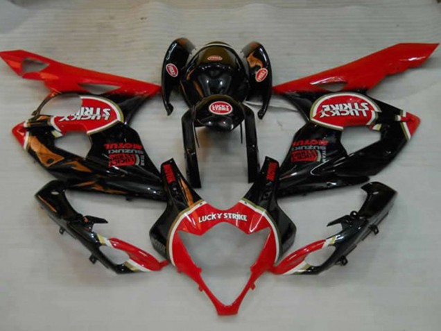 Schwarz Lucky Strike 05-06 GSXR 1000 Motorrad Verkleidung