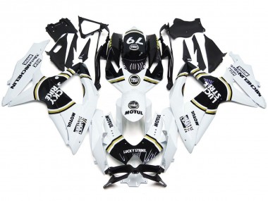 Schwarz Lucky Strike 79 08-10 GSXR 600-750 Motorrad Verkleidung