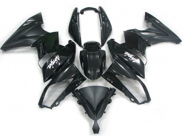 Schwarz Matt Glanz 09-11 Ninja 650R Motorrad Verkleidung
