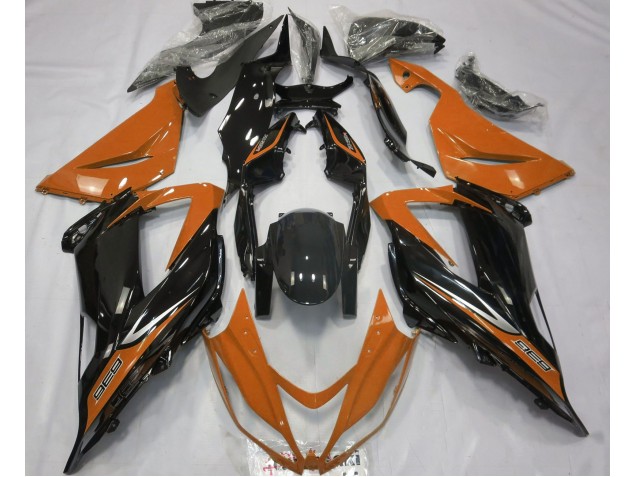 Schwarz & Orange 13-18 ZX6R Motorrad Verkleidung