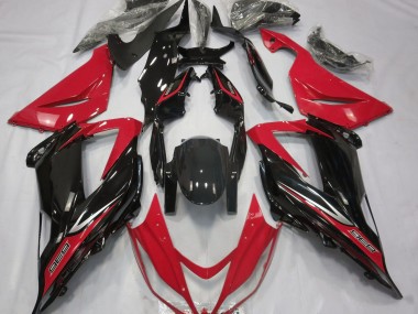 Schwarz & Rot 13-18 ZX6R Motorrad Verkleidung