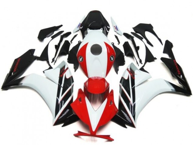 Schwarz & Rot / Glänzend Weiß 12-16 CBR1000RR Motorrad Verkleidung Schwarz & Rot / Glänzend Weiß 12-16 CBR1000RR Motorrad Verkleidung