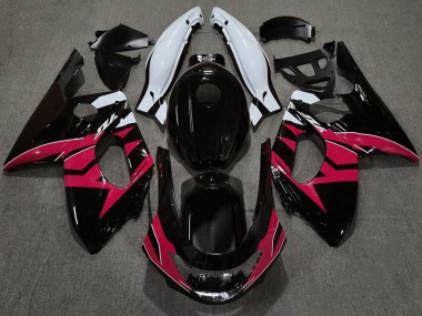 Schwarz Rot Glänzend & Weiß 98-07 YZF600 Motorrad Verkleidung
