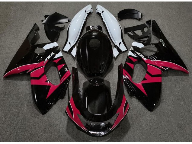 Schwarz Rot Glänzend & Weiß 98-07 YZF600 Motorrad Verkleidung