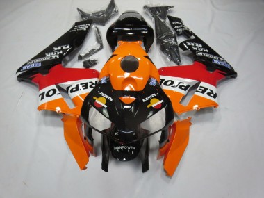 Schwarzer Boden Repsol 05-06 CBR600RR Motorrad Verkleidung