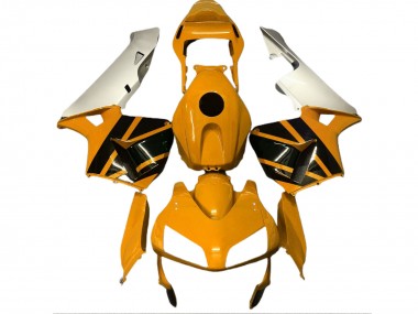 Senfgelb & Matt Silber 03-04 CBR600RR Motorrad Verkleidung