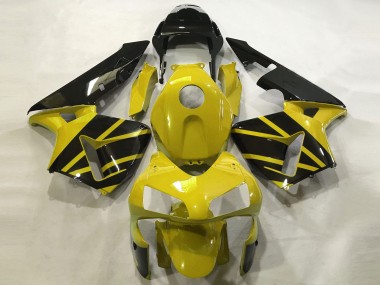 Senfgelb & Schwarz Glänzend 03-04 CBR600RR Motorrad Verkleidung