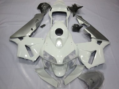 Silber & Weiß 03-04 CBR600RR Motorrad Verkleidung