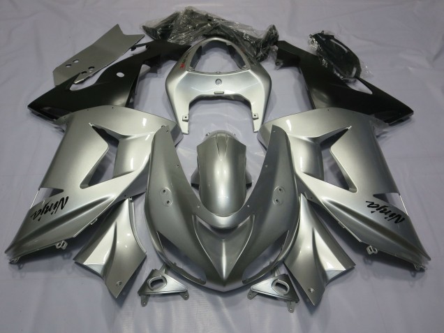 Silber 03-04 ZX6R Motorrad Verkleidung Silber 03-04 ZX6R Motorrad Verkleidung