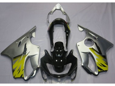 Silber Gelb & Schwarz 99-00 CBR600 F4 Motorrad Verkleidung