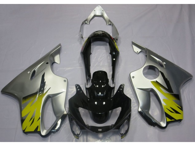 Silber Gelb & Schwarz 99-00 CBR600 F4 Motorrad Verkleidung Silber Gelb & Schwarz 99-00 CBR600 F4 Motorrad Verkleidung