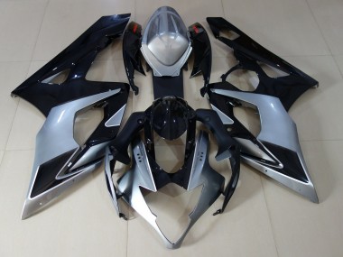 Silber Glänzend & Schwarz 05-06 GSXR 1000 Motorrad Verkleidung