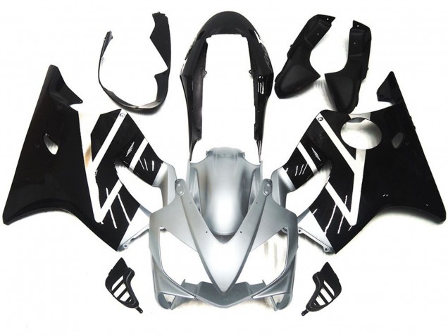 Silber Grau & Schwarz Glänzend 04-07 CBR600 F4i Motorrad Verkleidung Silber Grau & Schwarz Glänzend 04-07 CBR600 F4i Motorrad Verkleidung