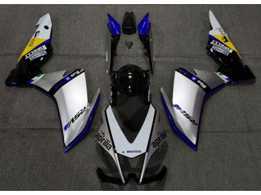 Silber Pirelli & Blau 10-15 RSV4 1000 Motorrad Verkleidung