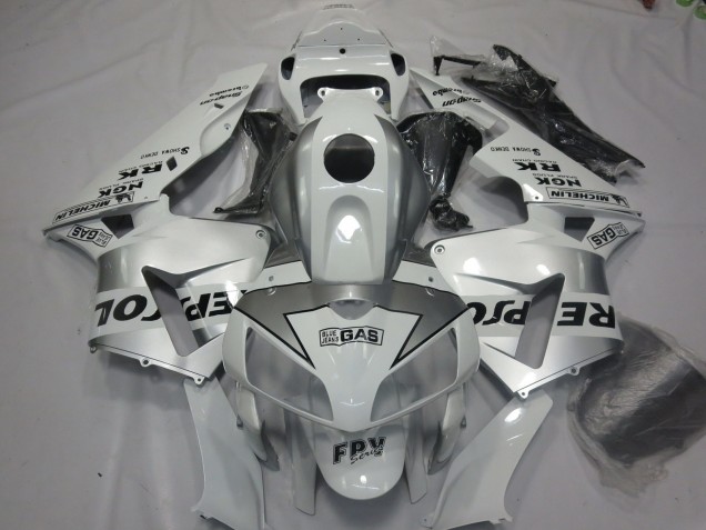 Silber Repsol 05-06 CBR600RR Motorrad Verkleidung